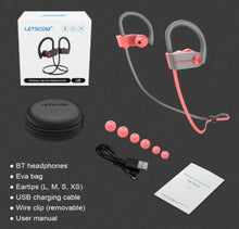 Load image into Gallery viewer, Wireless Sport Earphones, HiFi Bass Stereo Sweatproof Earbuds w/Mic, for Workout, Running, Gym, 8 Hours Play Time - Linden & Burk