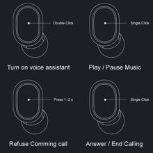 Load image into Gallery viewer, Wireless Earbud Voice Control Bluetooth 5.0 with Noise reduction - Linden & Burk
