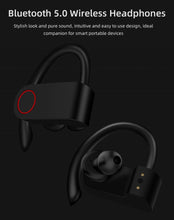 Load image into Gallery viewer, Bluetooth V5.0 Earphone Wireless A9 TWS Wireless Bluetooth Headphone Stereo Earbuds  Ear Hook Headset With Mic - Linden & Burk